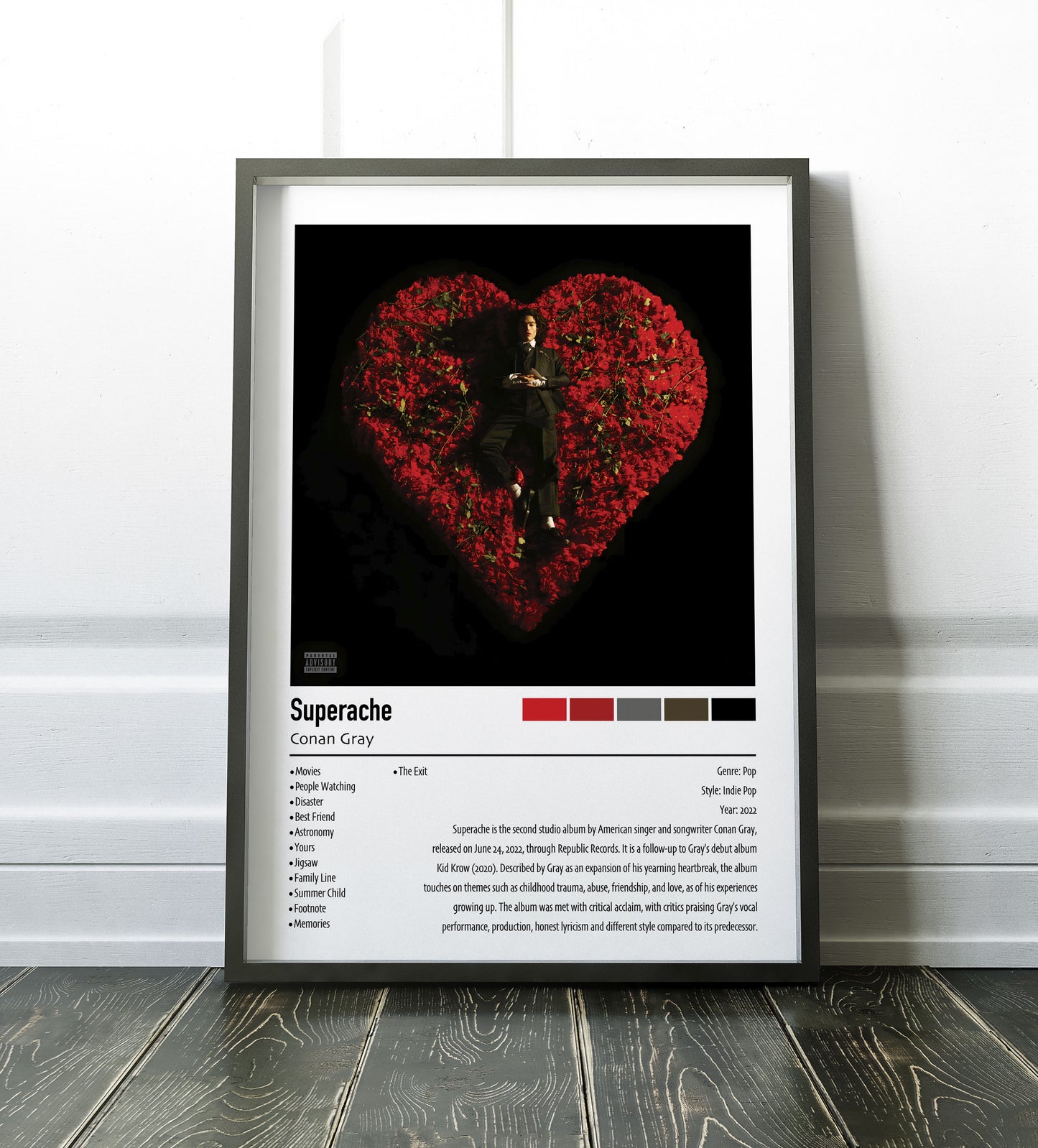 Conan Gray | Superache | Custom Album Cover Poster Print