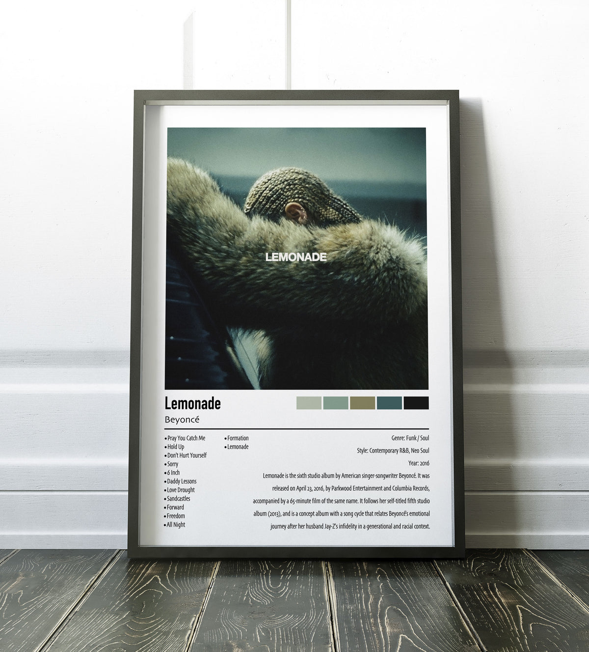 Beyoncé | Lemonade | Custom Album Cover Poster Print