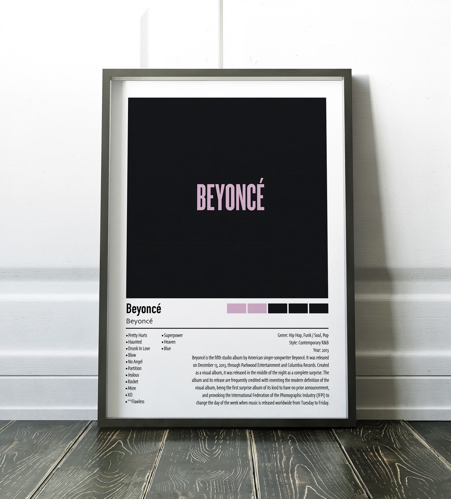 Beyoncé | Beyoncé | Custom Album Cover Poster Print