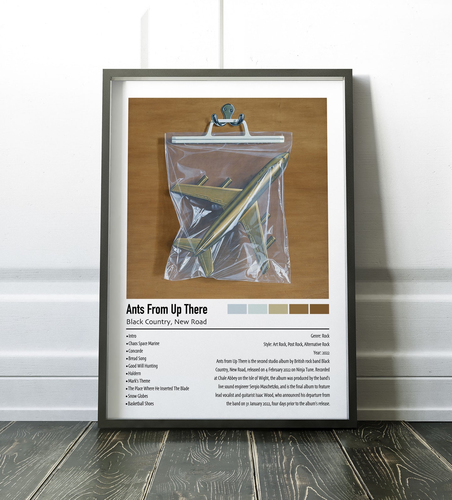 Black Country, New Road | Ants From Up There | Custom Album Cover Poster Print