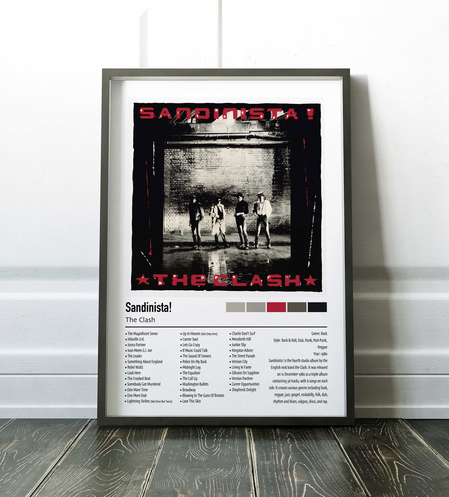 The Clash | Sandinista! | Custom Album Cover Poster Print