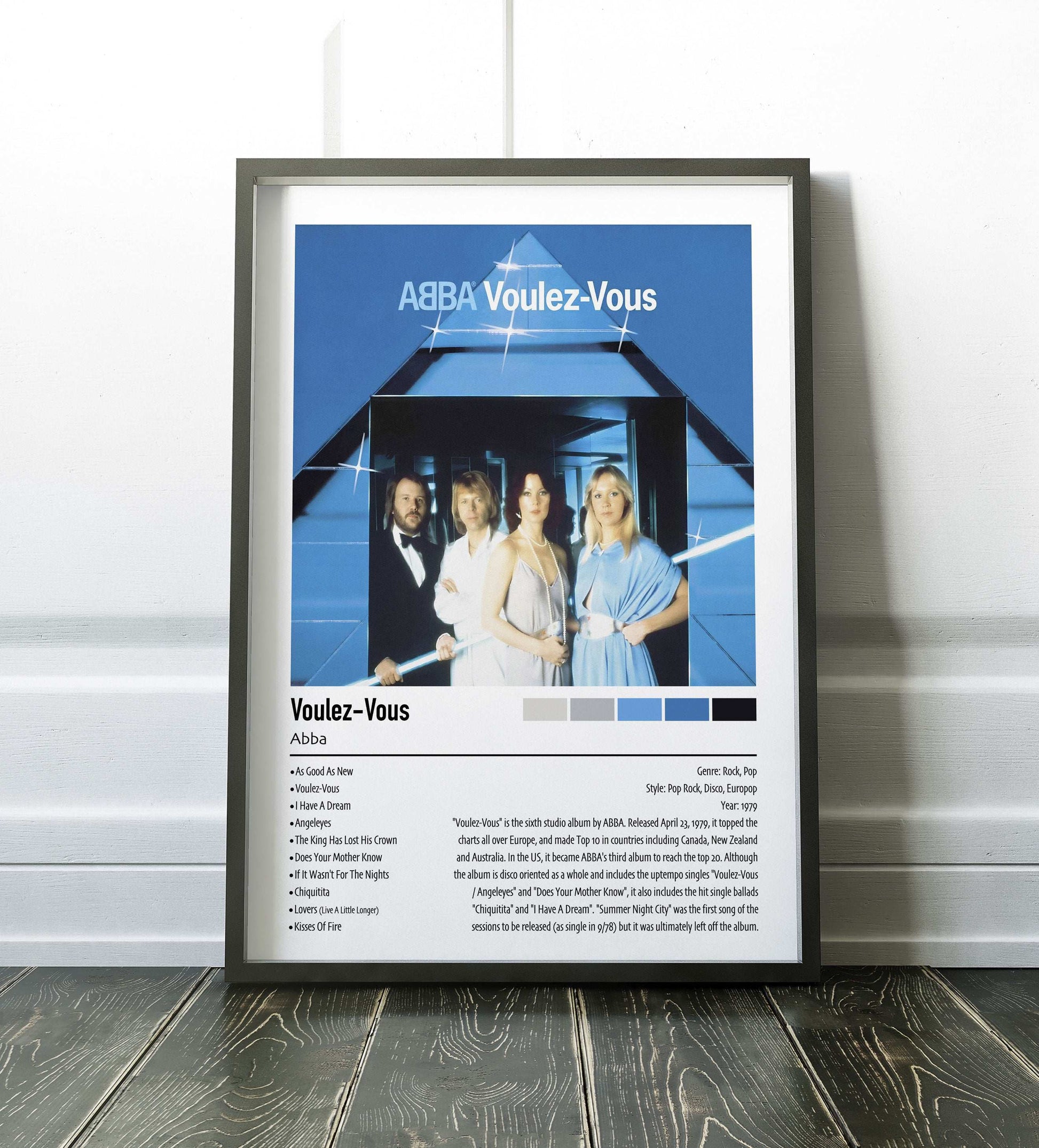 Abba | Voulez-Vous | Custom Album Cover Poster Print
