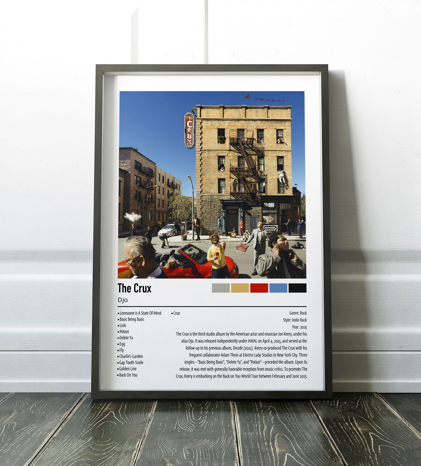 Djo | The Crux | Custom Album Cover Poster Print