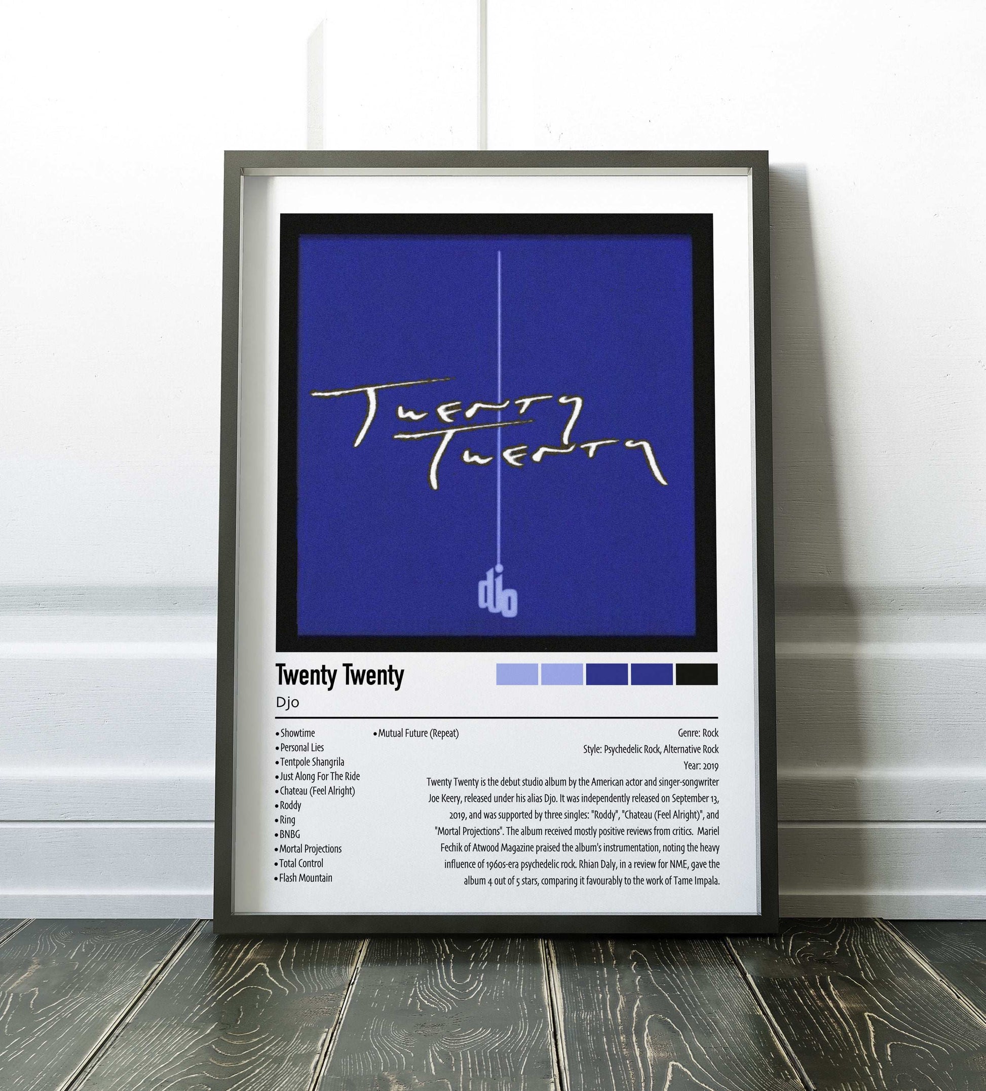 Djo | Twenty Twenty | Custom Album Cover Poster Print