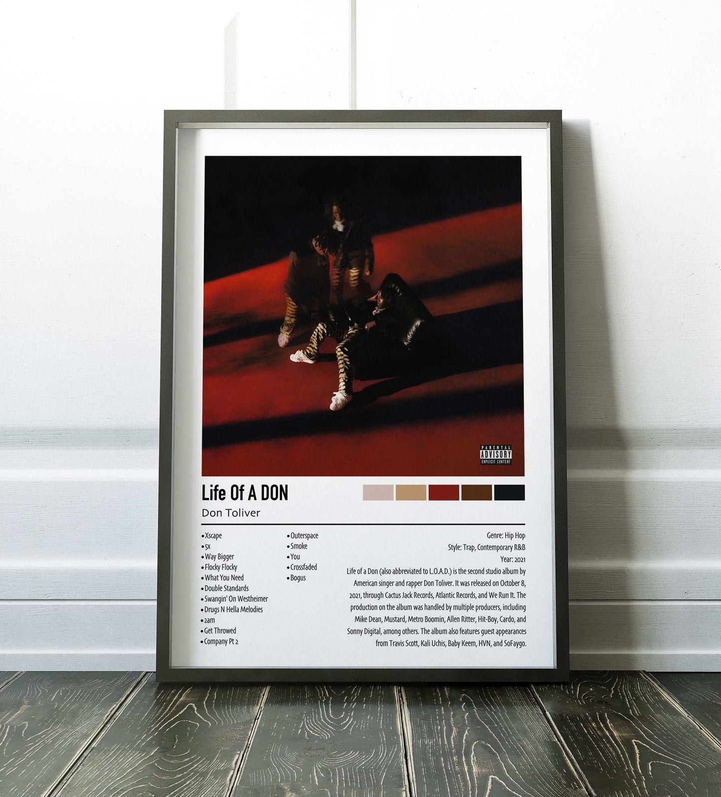 Don Oliver | Life Of A DON | Custom Album Cover Poster Print
