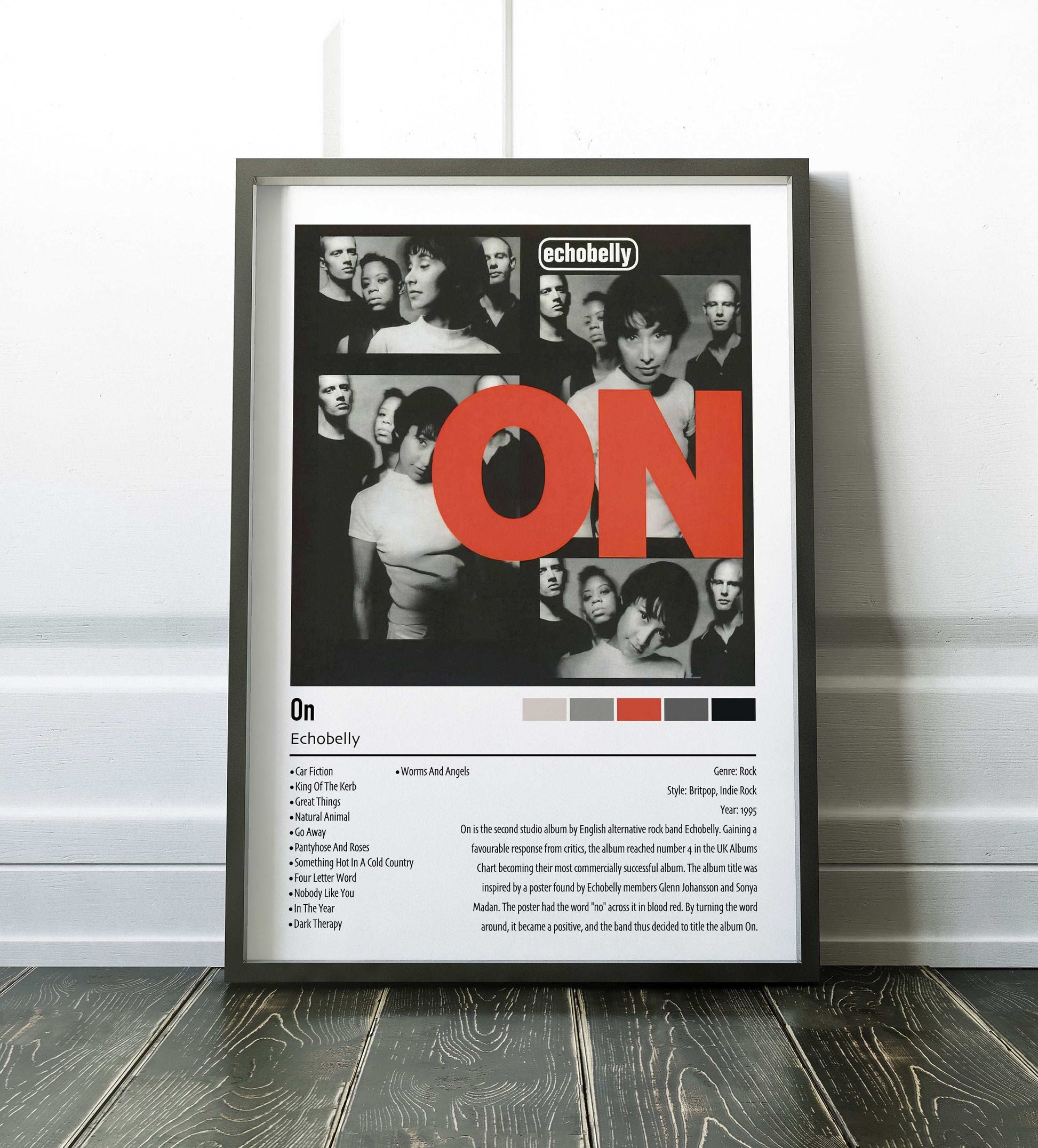 Echobelly | On | Custom Album Cover Poster Print