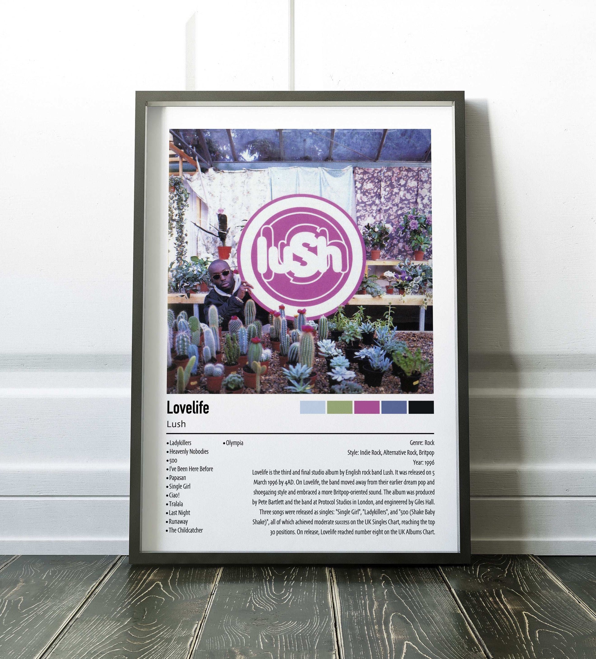 Lush | Lovelife | Custom Album Cover Poster Print