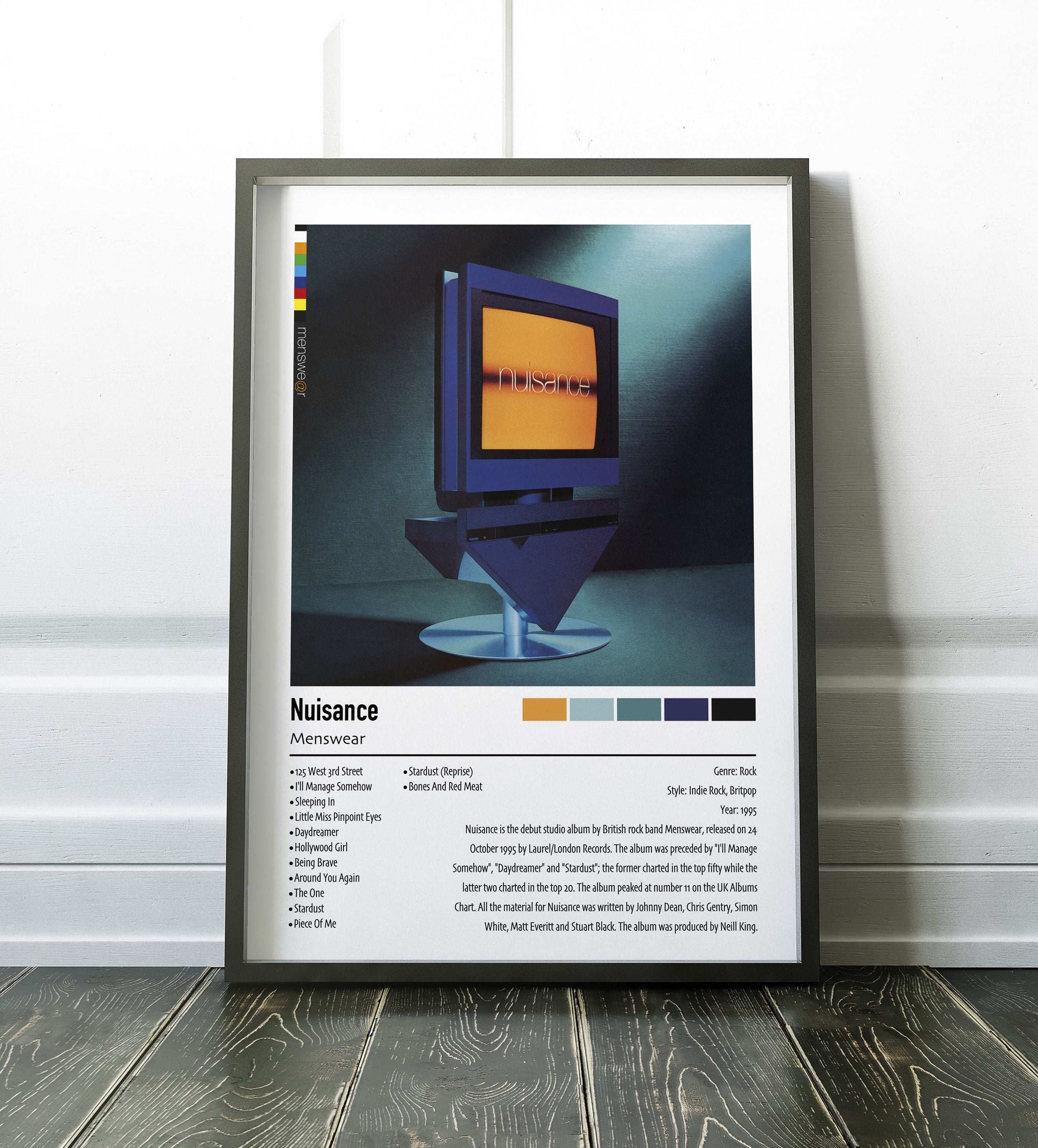 Menswear | Nuisance | Custom Album Cover Poster Print