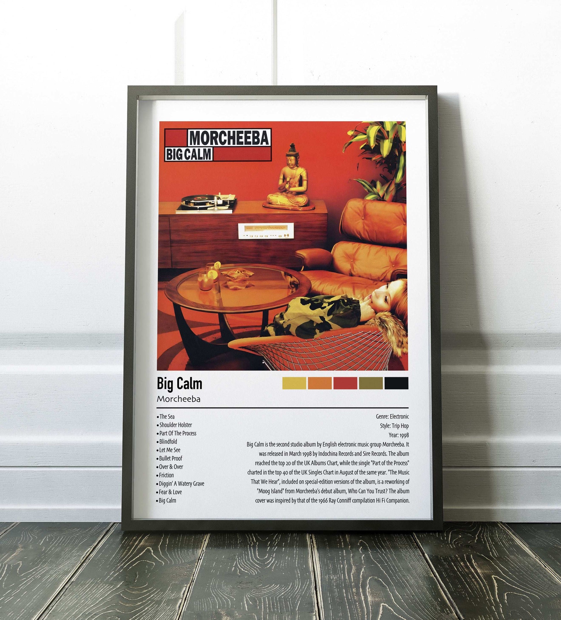 Morcheeba | Big Calm | Custom Album Cover Poster Print