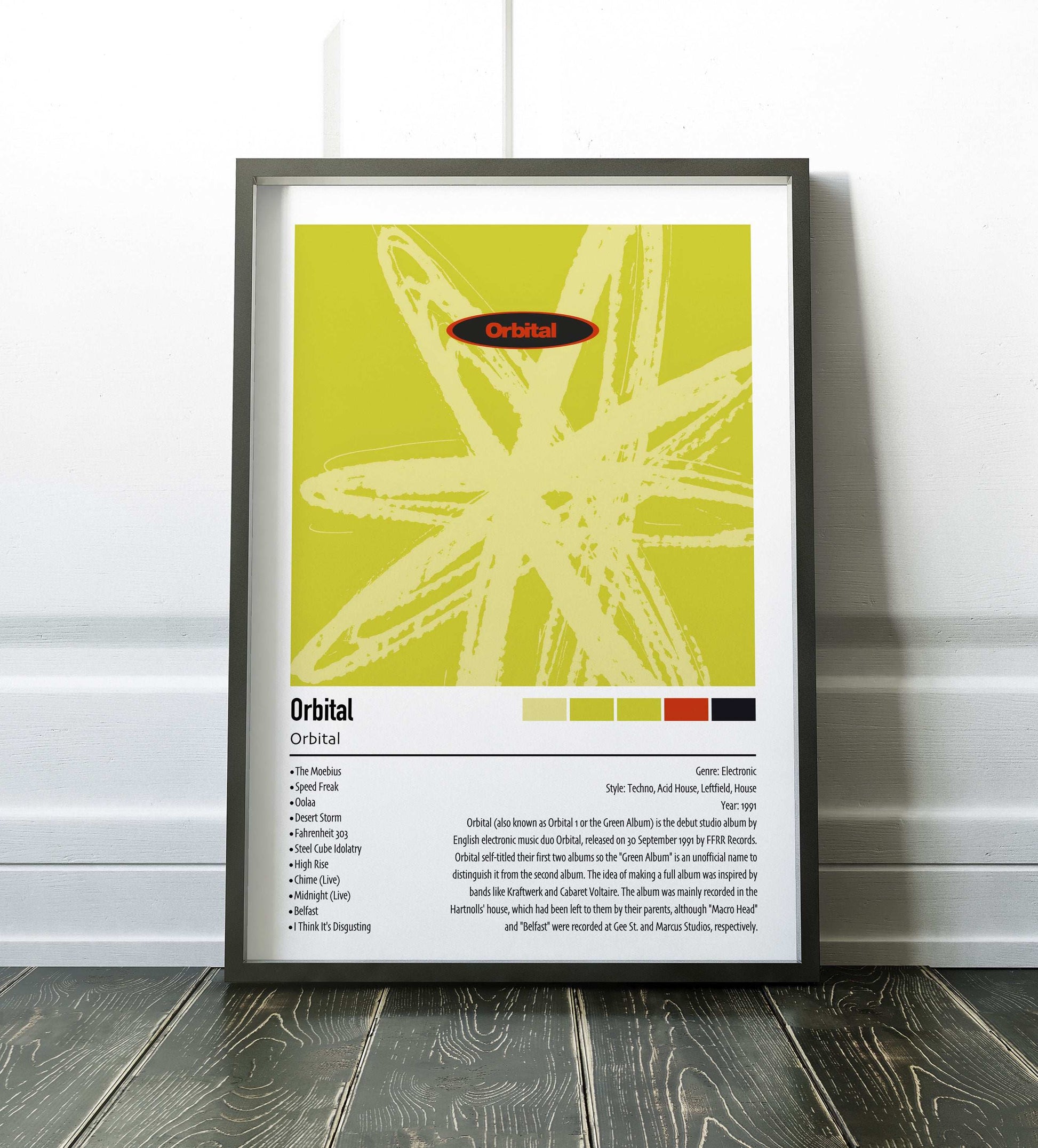 Orbital | Orbital | Custom Album Cover Poster Print