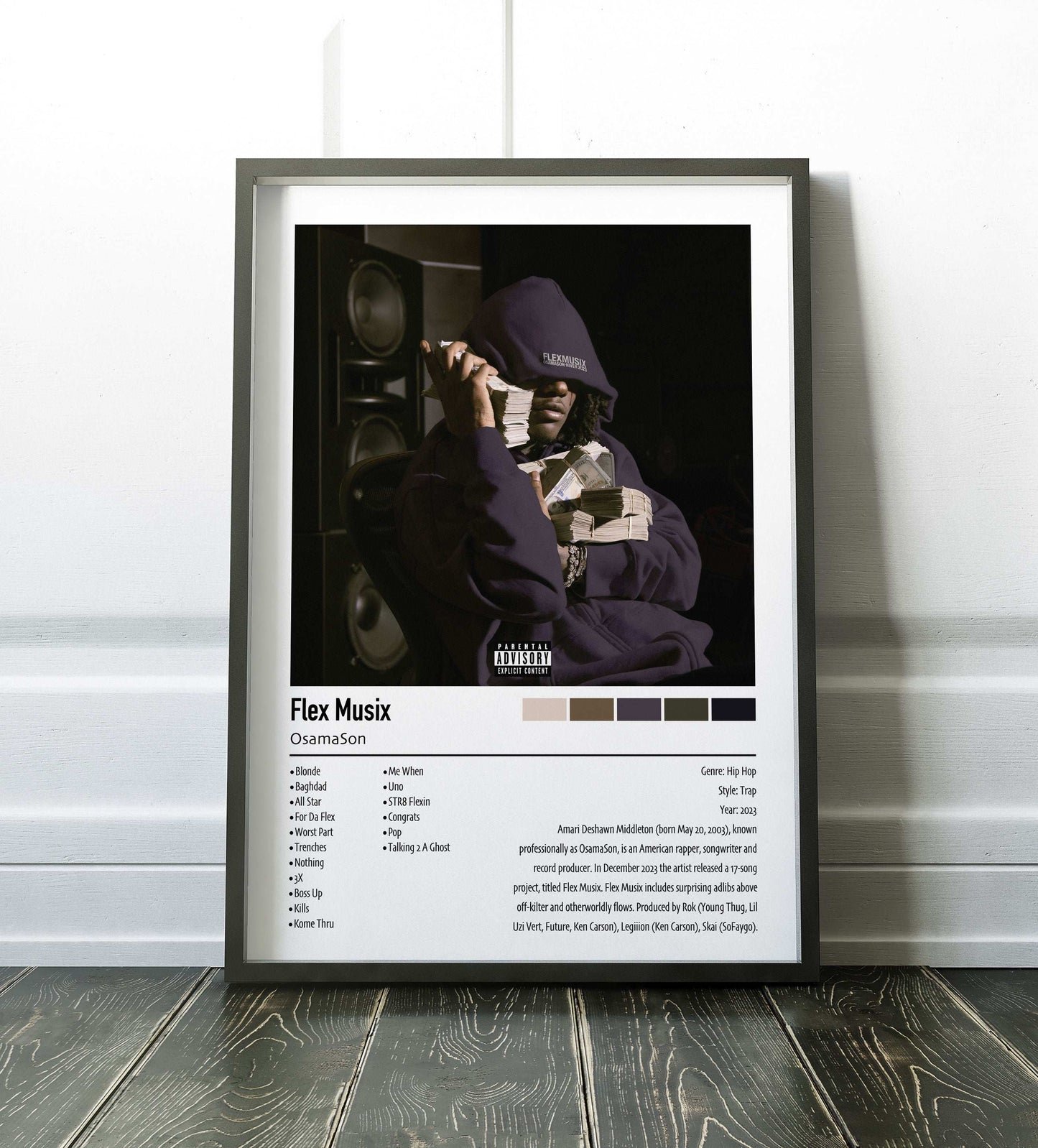 OsamaSon | Flex Musix | Custom Album Cover Poster Print