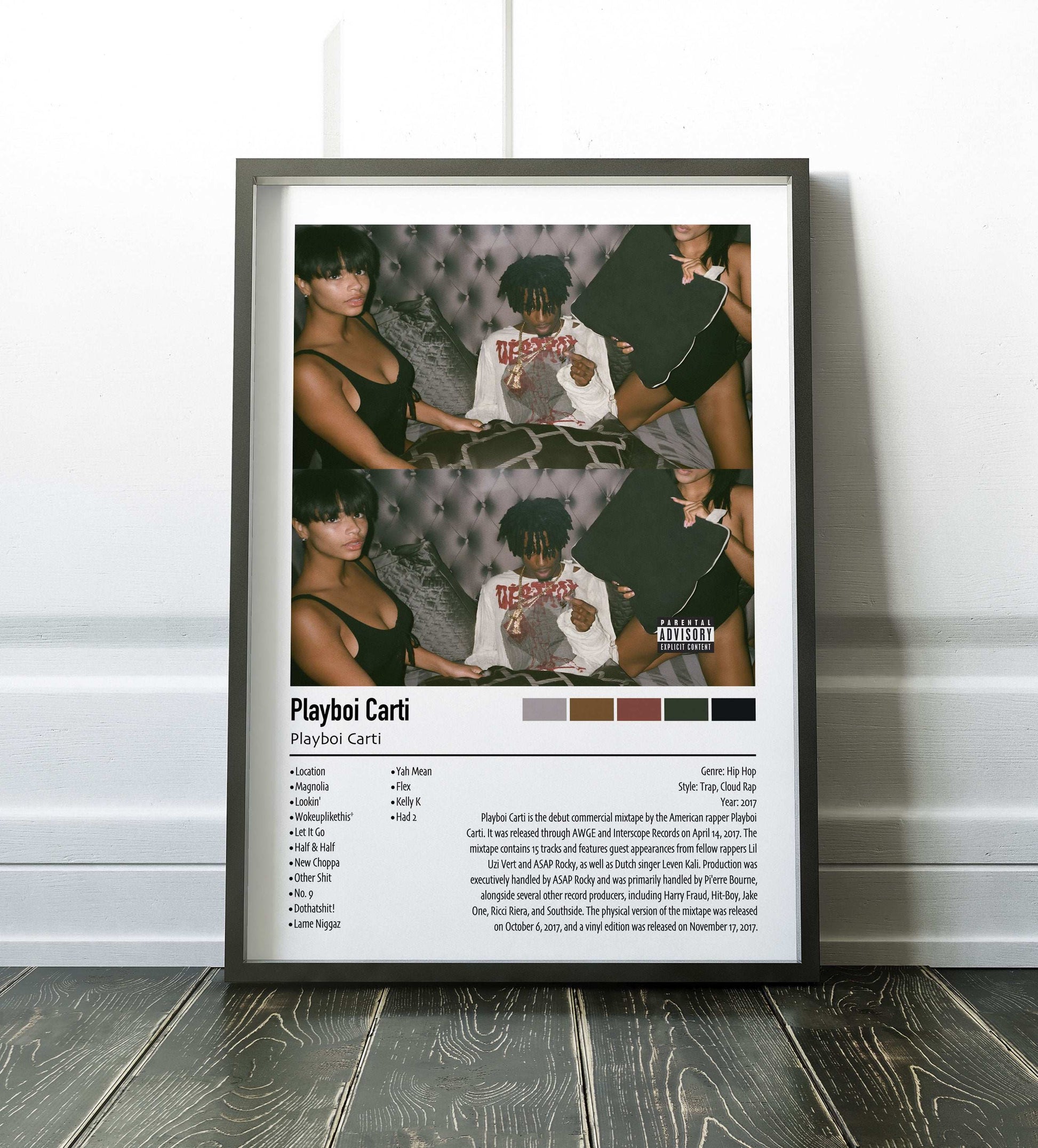 Playboi Carti | Playboi Carti | Custom Album Cover Poster Print