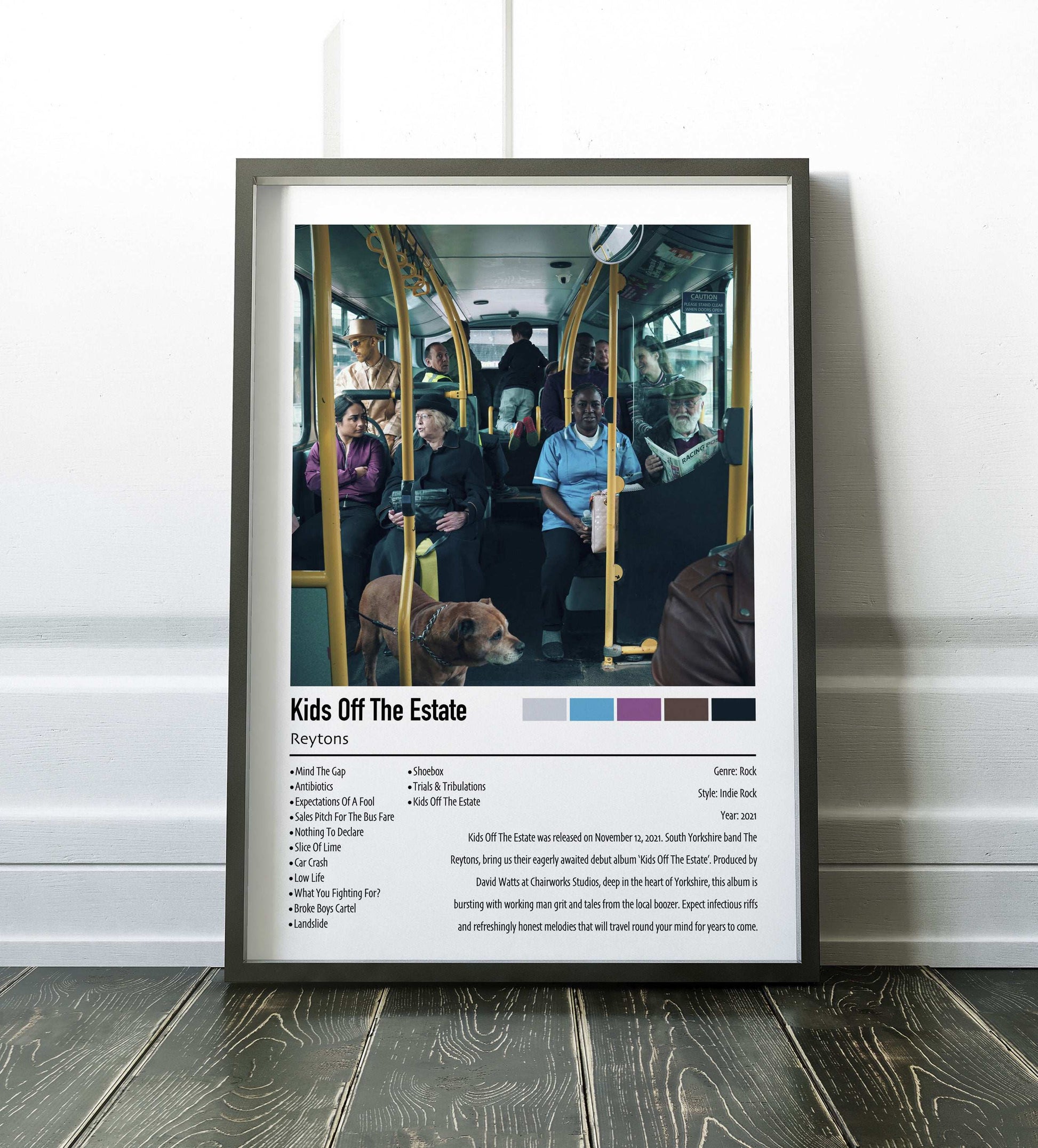 Reytons | Kids Off The Estate | Custom Album Cover Poster Print