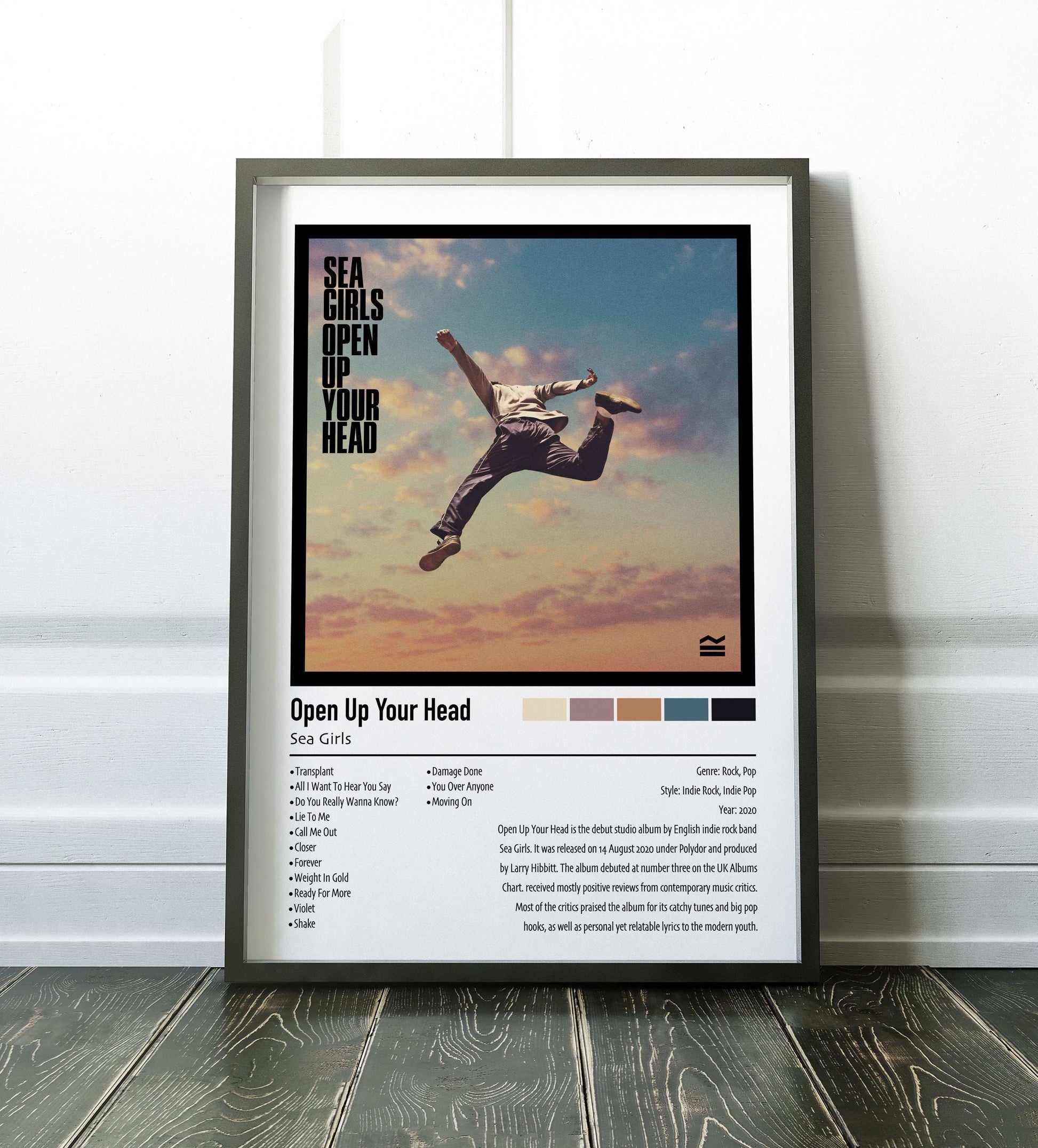 Sea Girls | Open Up Your Head | Custom Album Cover Poster Print