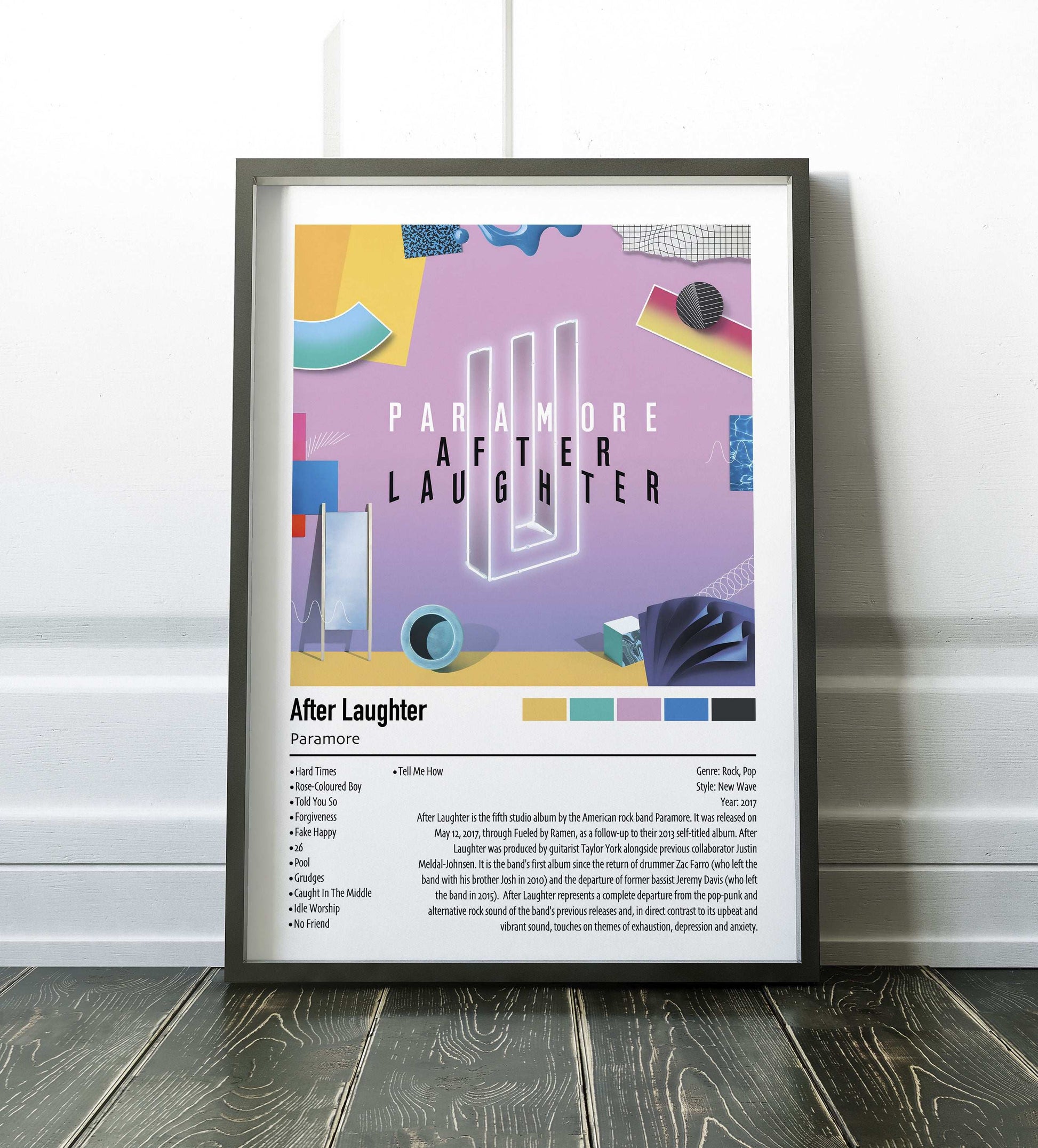 Paramore | After Laughter | Custom Album Cover Poster Print