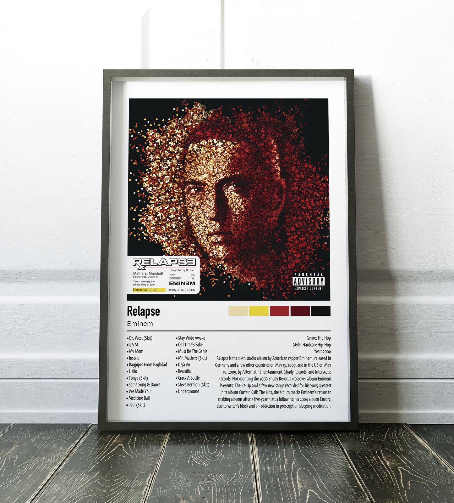 Eminem | Relapse | Custom Album Cover Poster Print