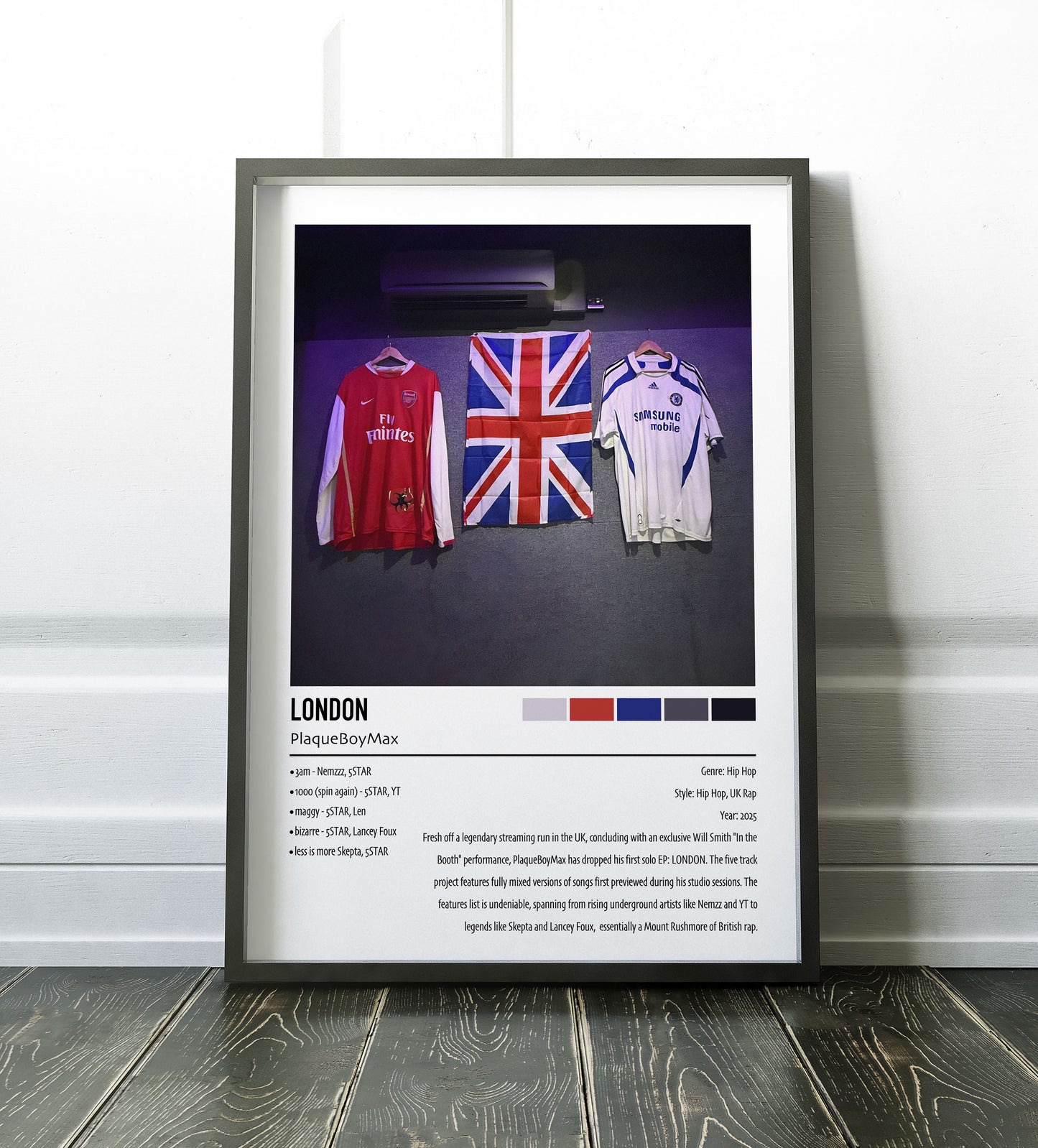 PlaqueBoyMax | LONDON | Custom Album Cover Poster Print