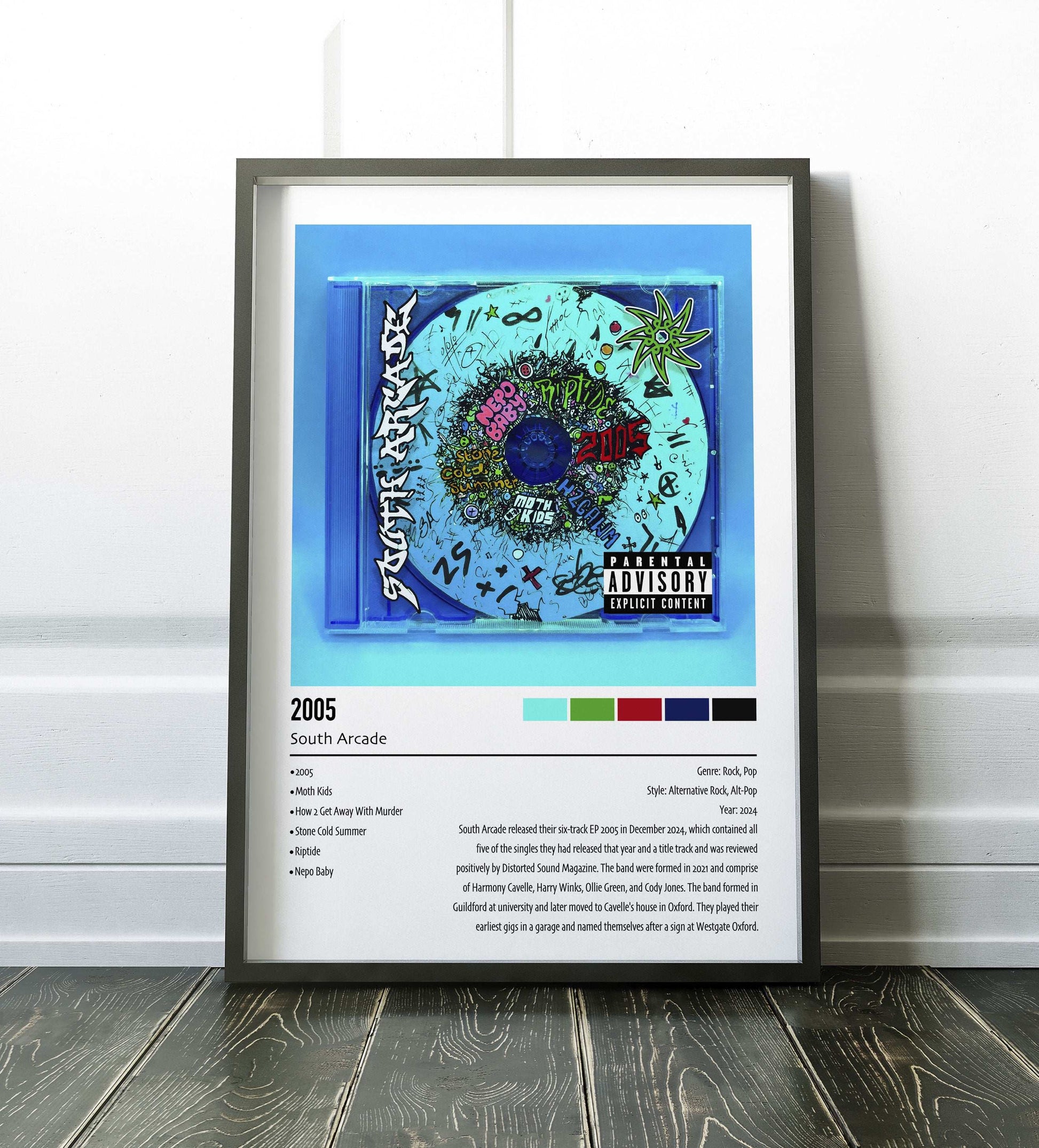 South Arcade | 2005 | Custom Album Cover Poster Print