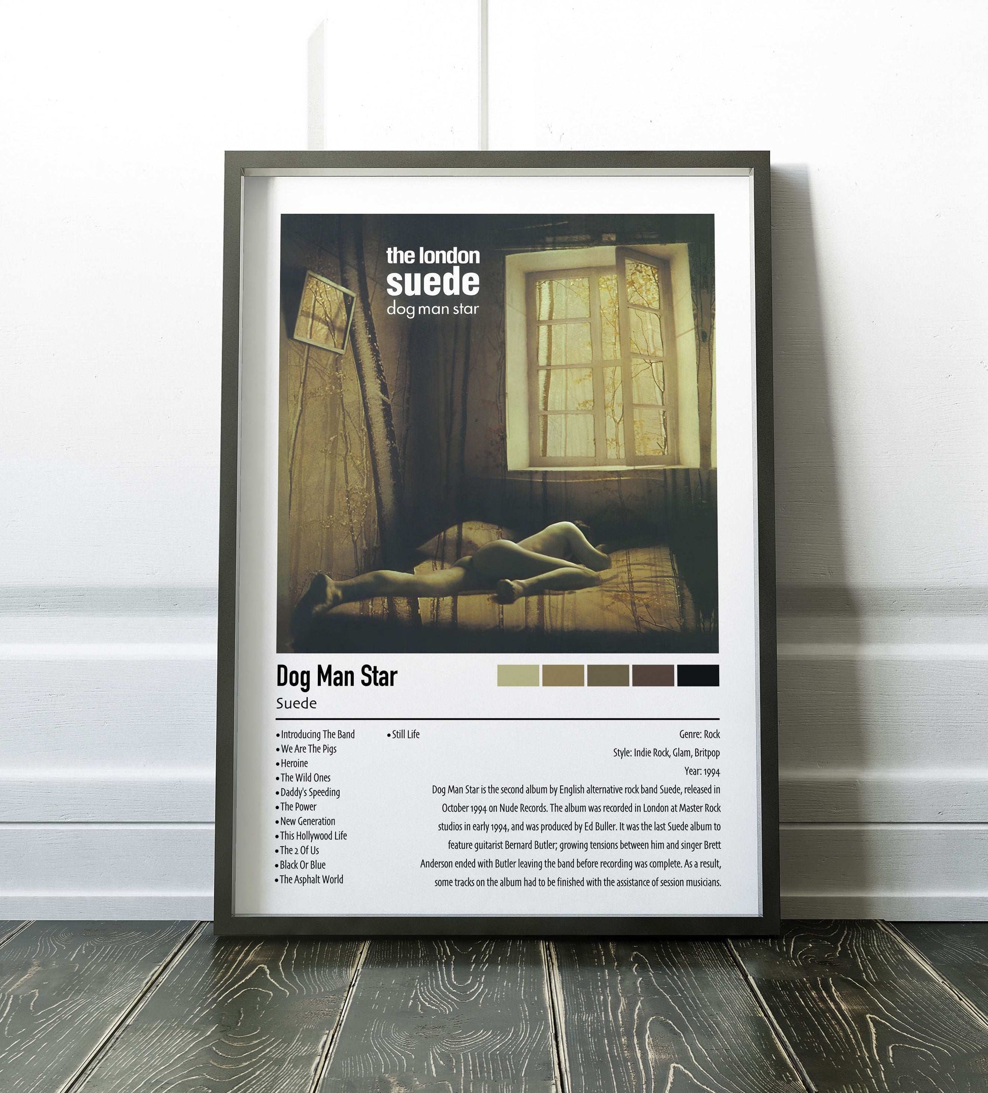 Suede | Dog Man Star | Custom Album Cover Poster Print