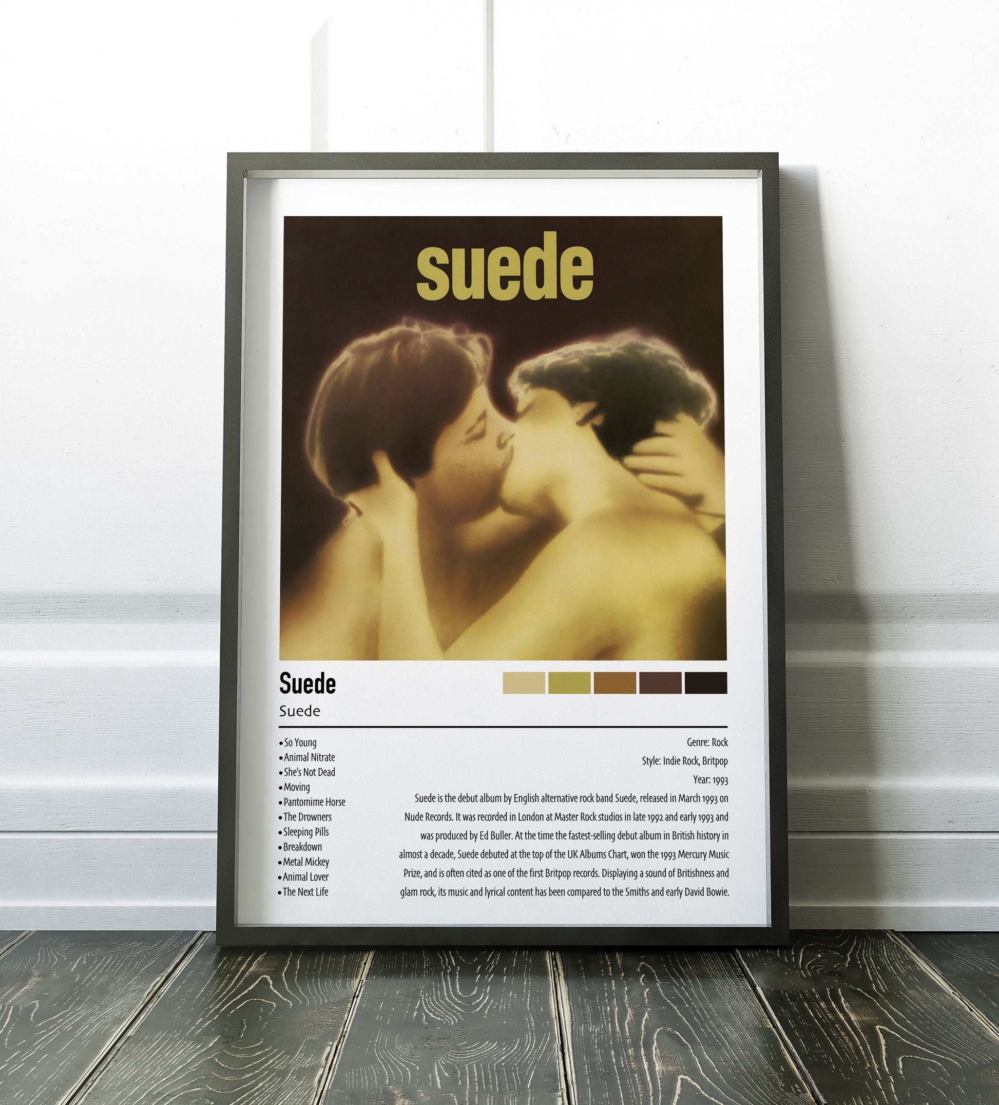 Suede | Suede | Custom Album Cover Poster Print
