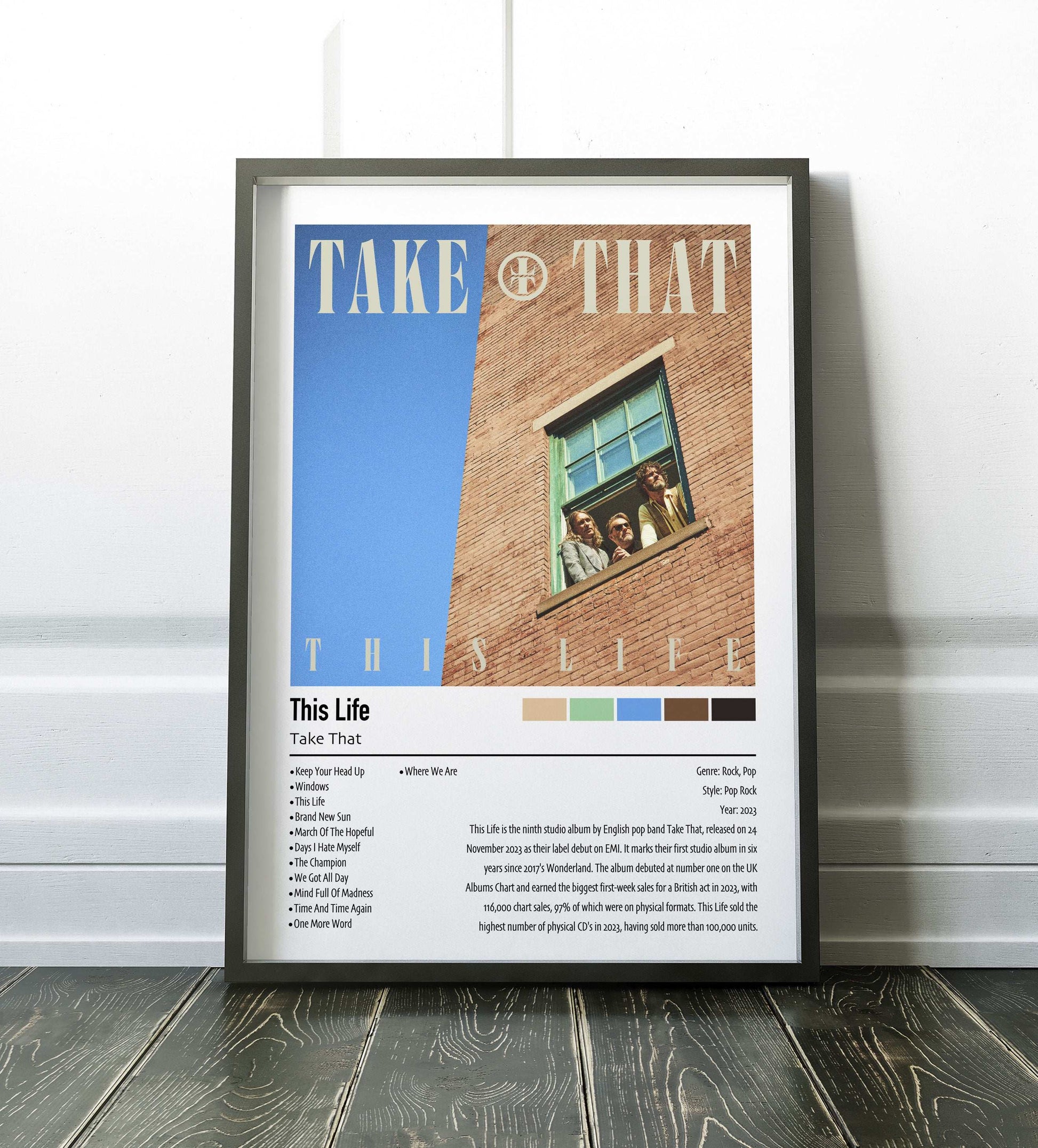 Take That | This Life | Custom Album Cover Poster Print
