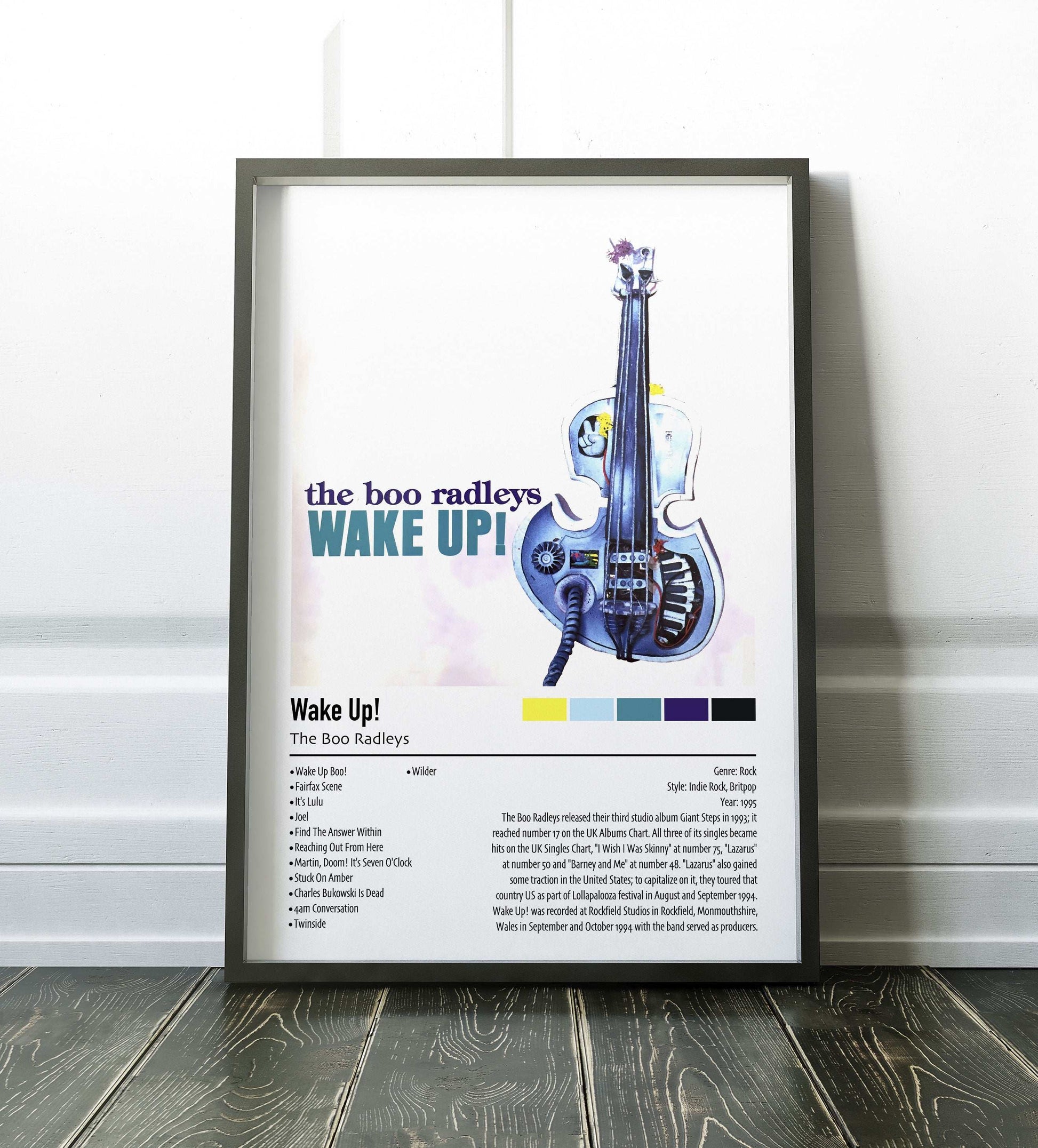 The Boo Radleys | Wake Up! | Custom Album Cover Poster Print
