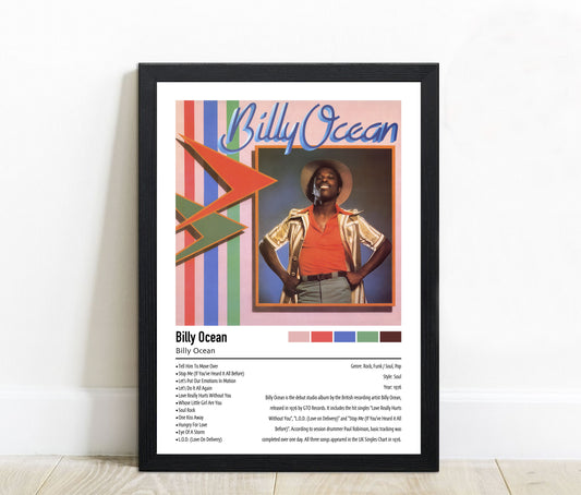 Billy Ocean | Billy Ocean | Custom Album Cover Poster Print
