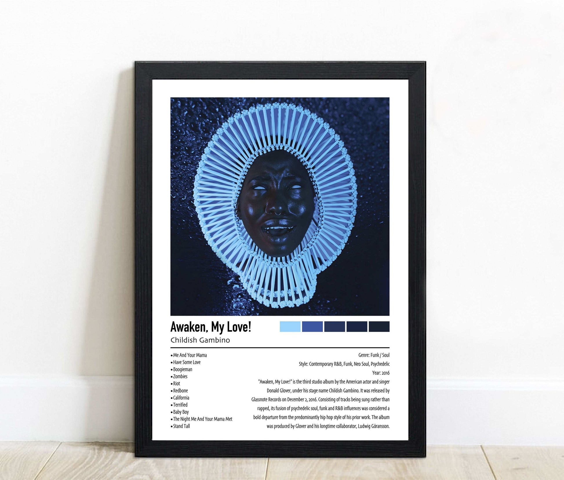 Childish Gambino | Awaken, My Love! | Custom Album Cover Poster Print