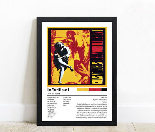 Guns N' Roses | Use Your Illusion I | Custom Album Cover Poster Print