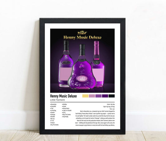 Little Torment | Henny Music Deluxe | Custom Album Cover Poster Print