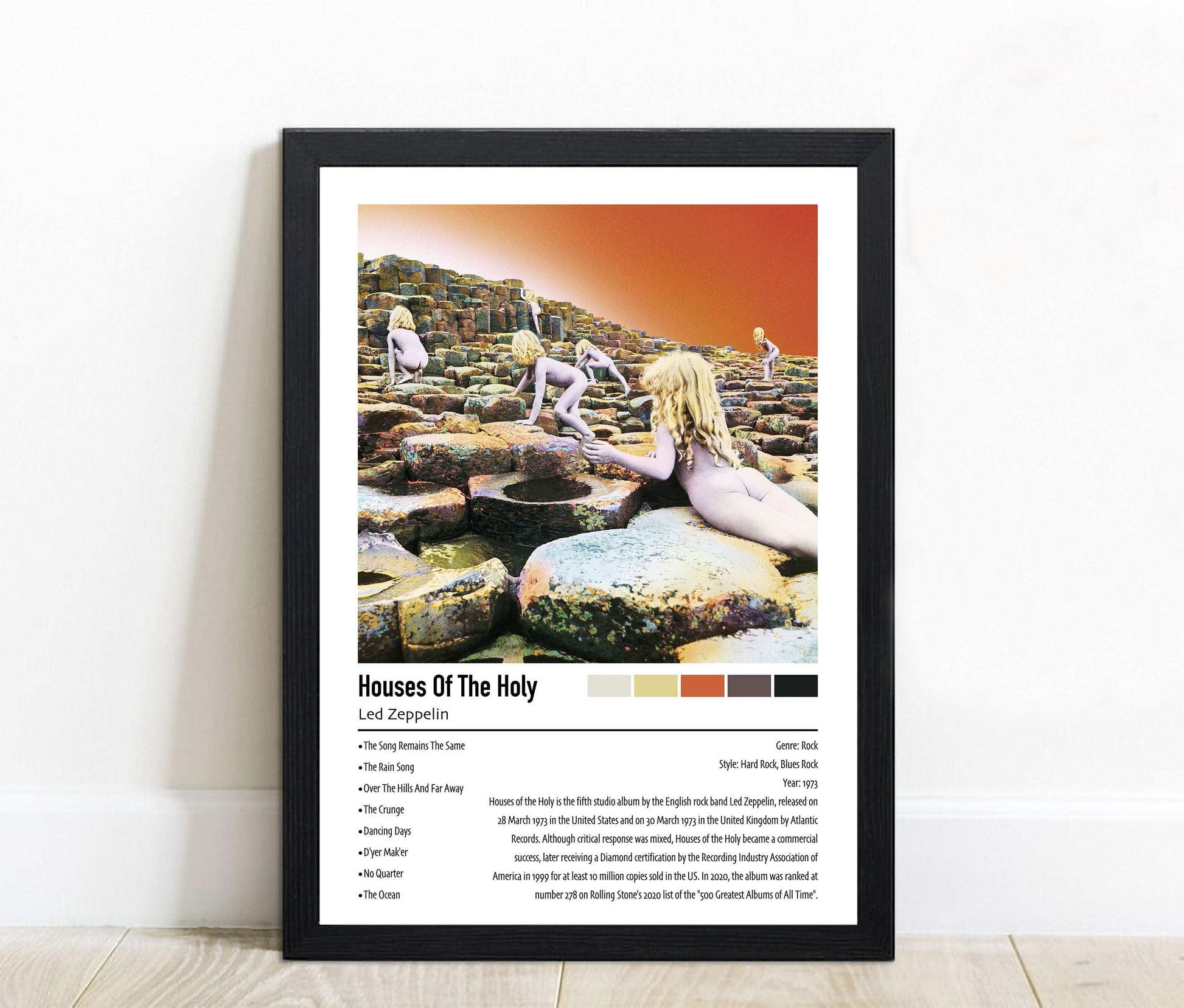 Led Zeppelin | House Of The Holy | Custom Album Cover Poster Print