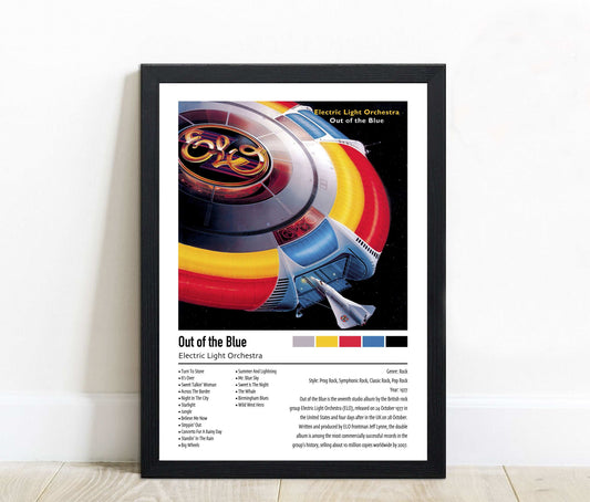 Electric Light Orchestra | Out of the Blue | Custom Album Cover Poster Print