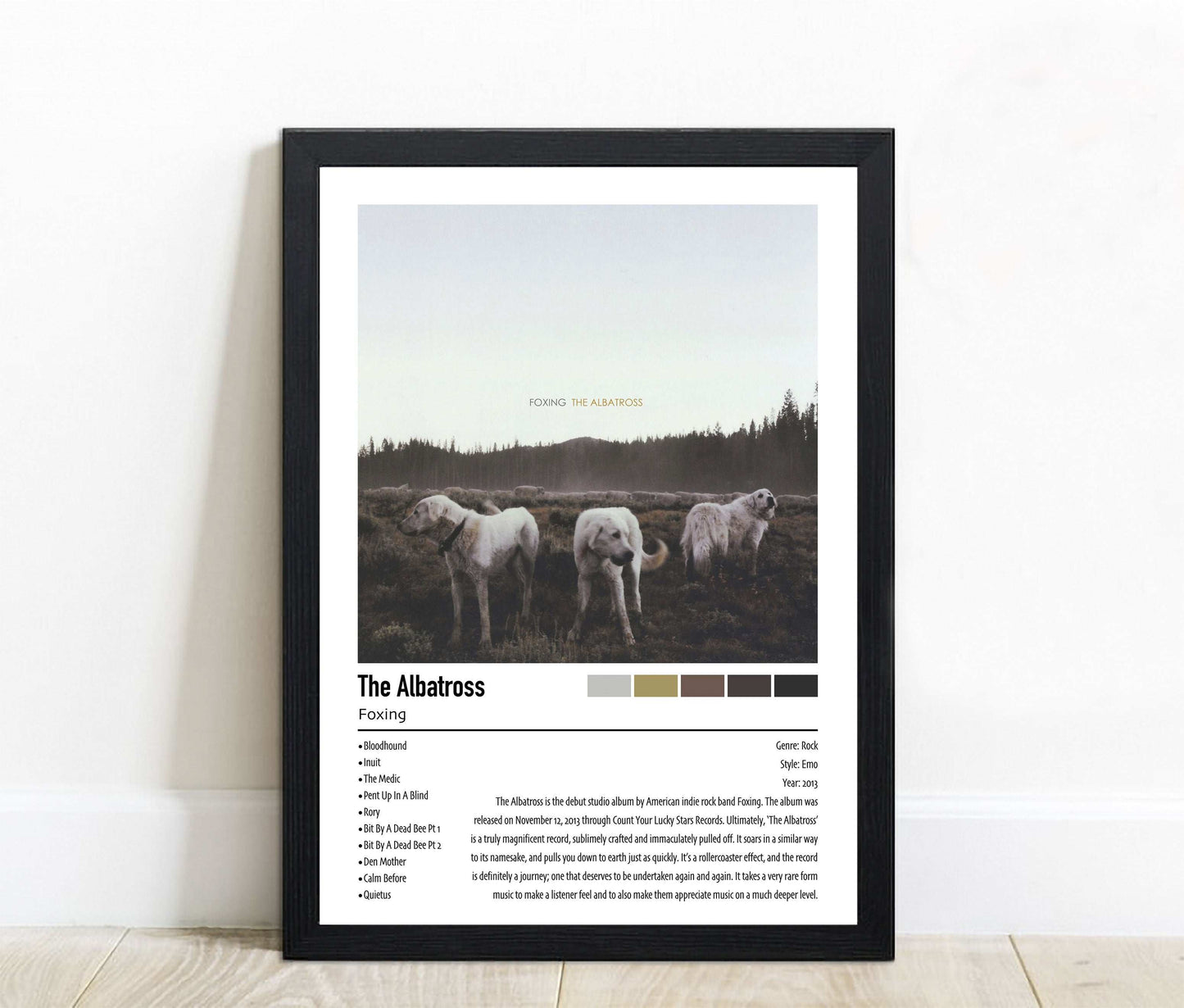 Foxing | The Albatross | Custom Album Cover Poster Print