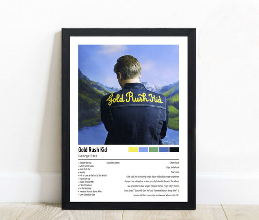 George Ezra | Gold Rush Kid | Custom Album Cover Poster Print