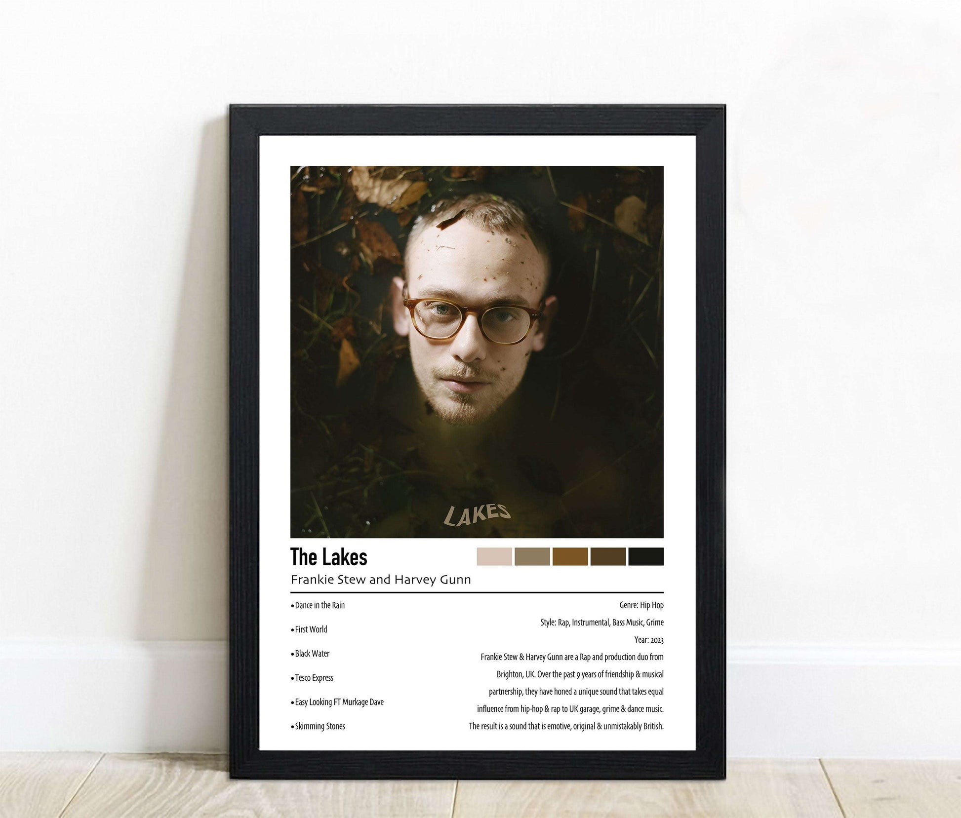 Frankie Stew and Harvey Gunn | The Lakes | Custom Album Cover Poster Print