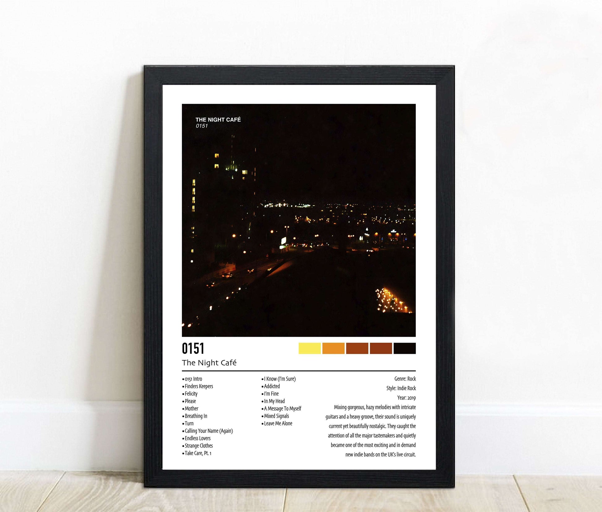 The Night Café | 0151 | Custom Album Cover Poster Print