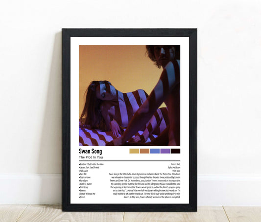 The Plot In You | Swan Song | Custom Album Cover Poster Print
