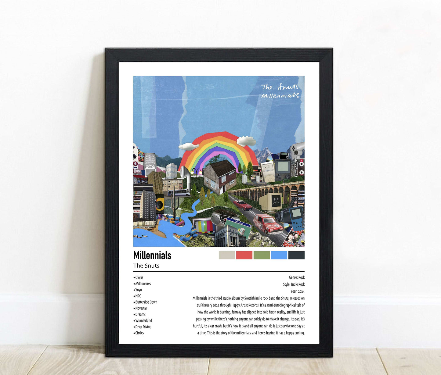 The Snuts | Millennials | Custom Album Cover Poster Print