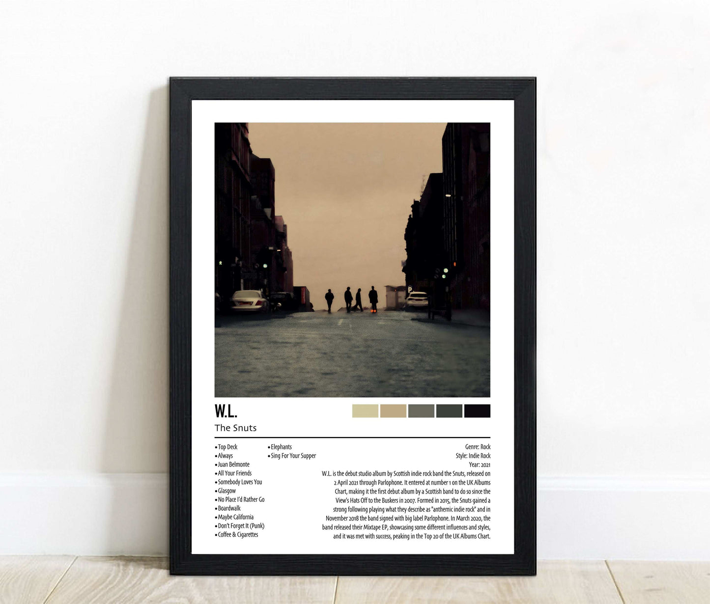 The Snuts | W.L. | Custom Album Cover Poster Print