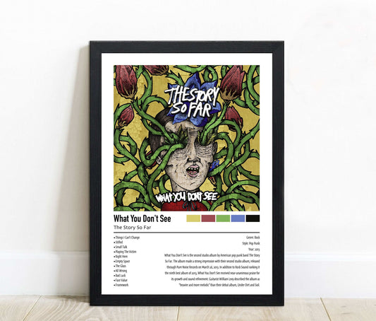 The Story So Far | What You Don't See | Custom Album Cover Poster Print
