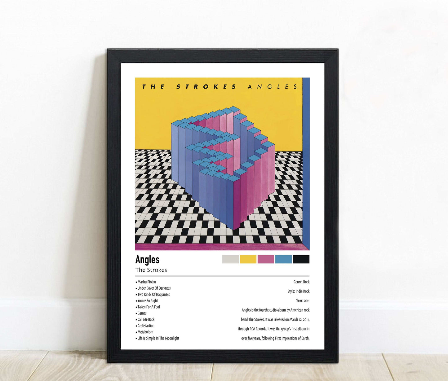 The Strokes | Angles | Custom Album Cover Poster Print