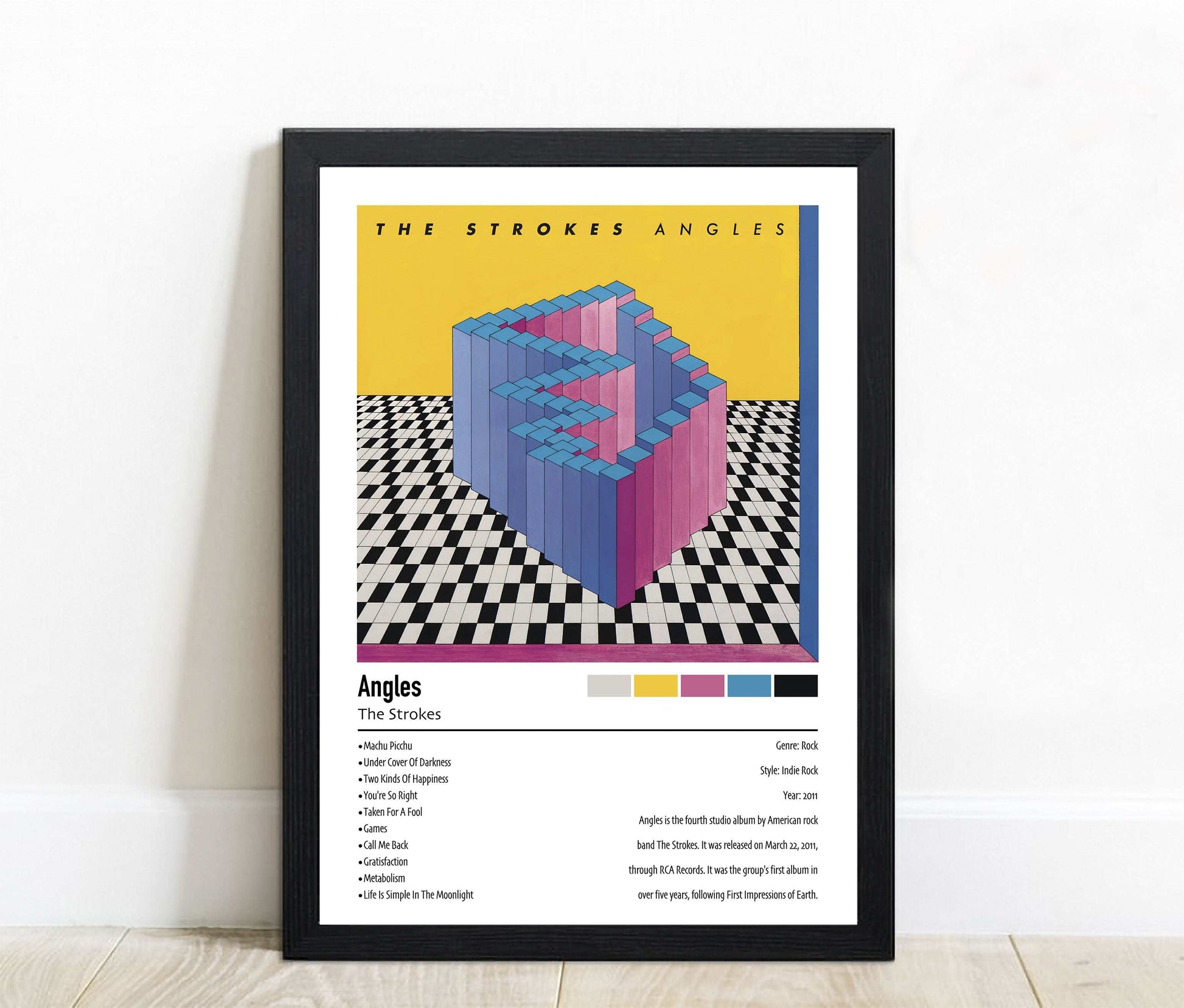 The Strokes | Angles | Custom Album Cover Poster Print