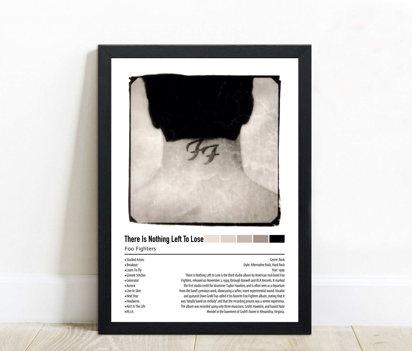 Foo Fighters | There Is Nothing Left To Lose | Custom Album Cover Poster Print