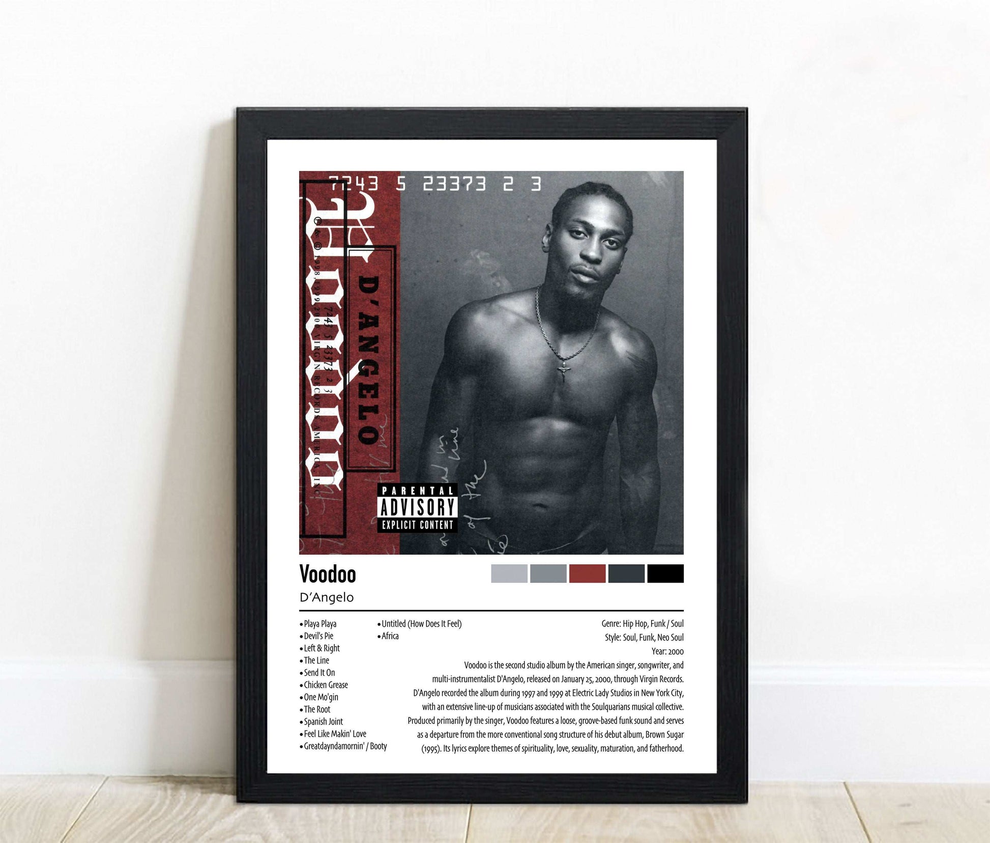 D'Angelo | Voodoo | Custom Album Cover Poster Print