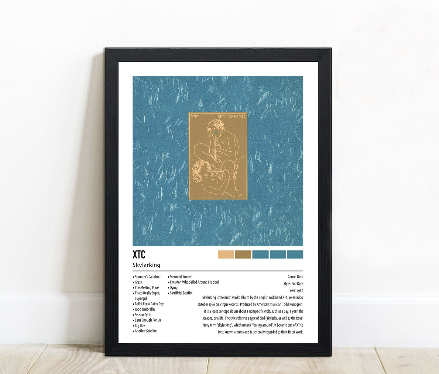 Skylarking | XTC | Custom Album Cover Poster Print