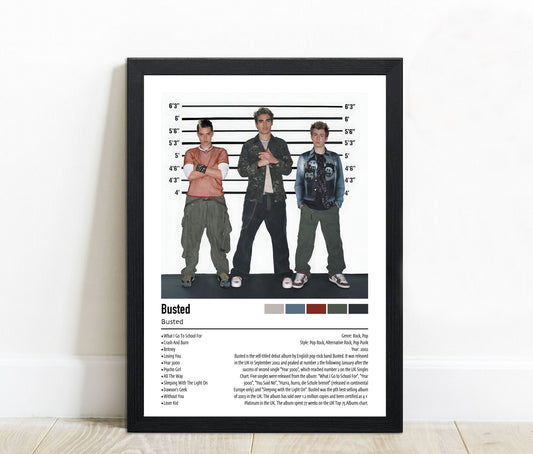 Busted | Busted | Custom Album Cover Poster Print