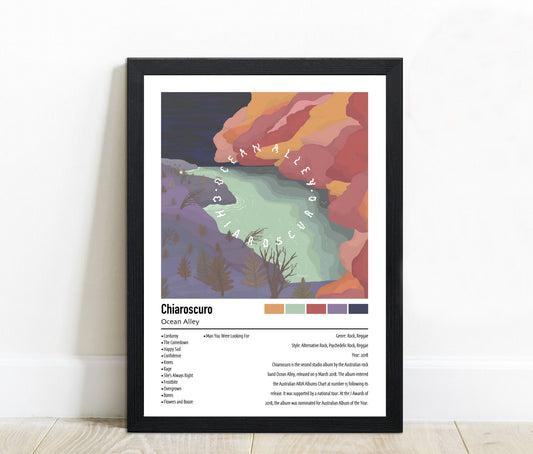 Ocean Alley | Chiaroscuro | Custom Album Cover Poster Print
