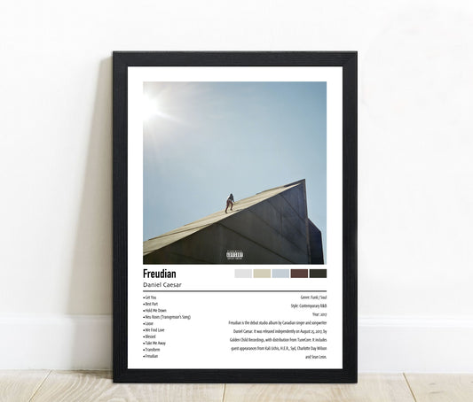 Daniel Caesar | Freudian | Custom Album Cover Poster Print
