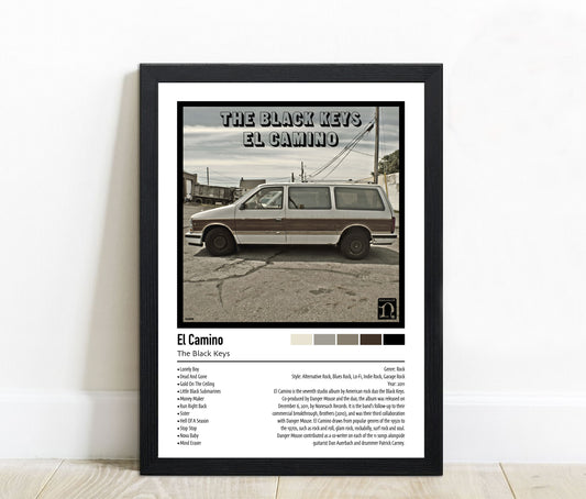The Black Keys | El Camino | Custom Album Cover Poster Print