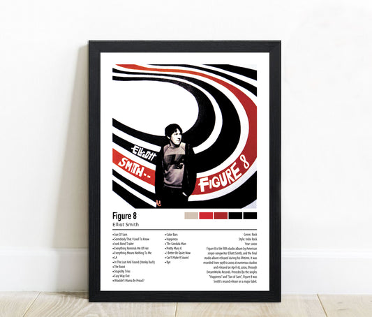 Elliot Smith | Figure 8 | Custom Album Cover Poster Print
